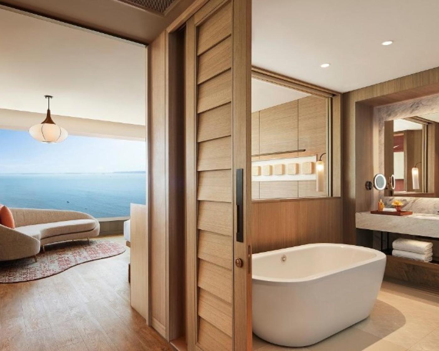 Taj Cidade De Goa Horizon, Goa Panaji Esterno foto A bathroom at the hotel
